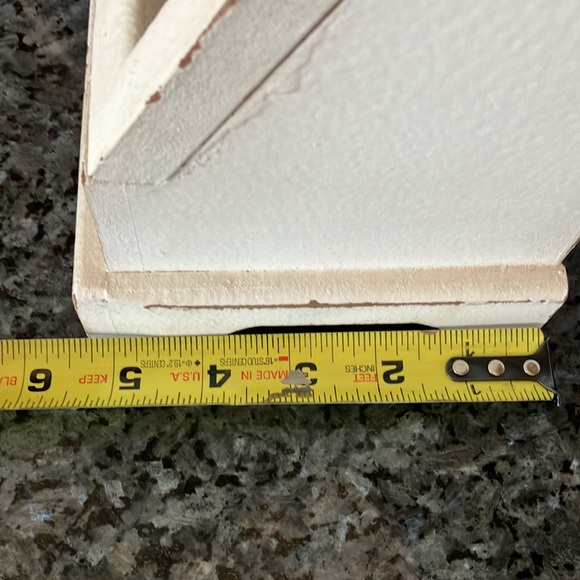 Shabby Chic Tabletop Organization/Storage Unit, Black Front Are Chalkboard - Picture 9 of 14